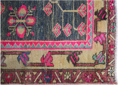 Handmade Vintage Persian Hallway Runner | 325 x 114 cm | 10'8" x 3'9" - Najaf Rugs & Textile