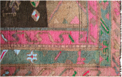 Handmade Vintage Persian Hallway Runner | 340 x 133 cm | 11'2" x 4'5" - Najaf Rugs & Textile