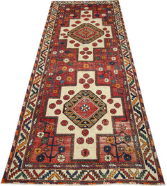 Handmade Vintage Persian Rug | 358 x 158 cm | 11'9" x 5'2" - Najaf Rugs & Textile