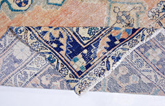 Handmade Vintage Persian Hallway Runner | 388 x 146 cm | 12'9" x 4'9" - Najaf Rugs & Textile
