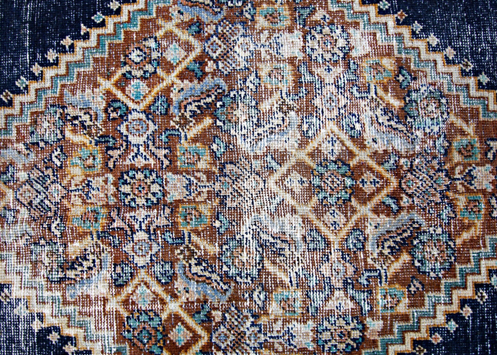 Vintage Persian Mahal Rug