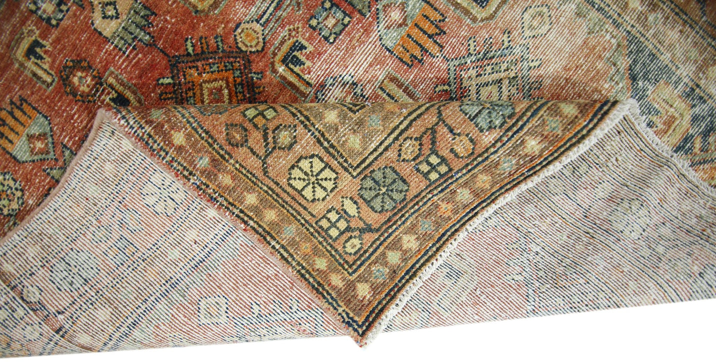 Handmade Vintage Persian Rug | 208 x 129 cm | 6'10" x 4'3" - Najaf Rugs & Textile