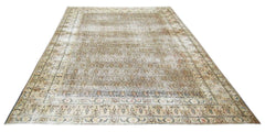 Handmade Vintage Persian Kerman Rug | 375 x 273 cm | 12'4" x 8'11" - Najaf Rugs & Textile