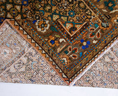 Handmade Vintage Persian Hallway Runner | 280 x 105 cm | 9'2" x 3'5" - Najaf Rugs & Textile