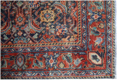 Handmade Vintage Persian Hallway Runner | 306 x 101 cm | 10' x 3'4" - Najaf Rugs & Textile