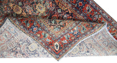 Handmade Vintage Persian Hallway Runner | 306 x 101 cm | 10' x 3'4" - Najaf Rugs & Textile