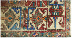 Handmade Vintage Persian Hallway Runner | 367 x 111 cm | 12' x 3'2" - Najaf Rugs & Textile