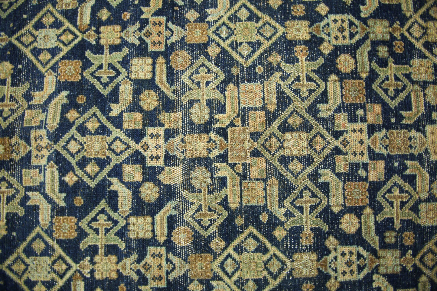 Handmade Vintage Persian Malayer Hallway Runner | 393 x 97 cm | 12'10" x 3'2" - Najaf Rugs & Textile