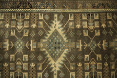 Handmade Vintage Persian Hallway Runner | 402 x 102 cm | 13'2" x 3'4" - Najaf Rugs & Textile