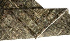Handmade Vintage Persian Hallway Runner | 402 x 102 cm | 13'2" x 3'4" - Najaf Rugs & Textile