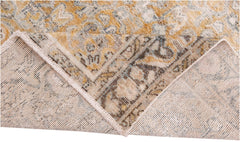 Handmade Vintage Persian Hallway Runner | 462 x 109 cm | 15'2" x 3'7" - Najaf Rugs & Textile