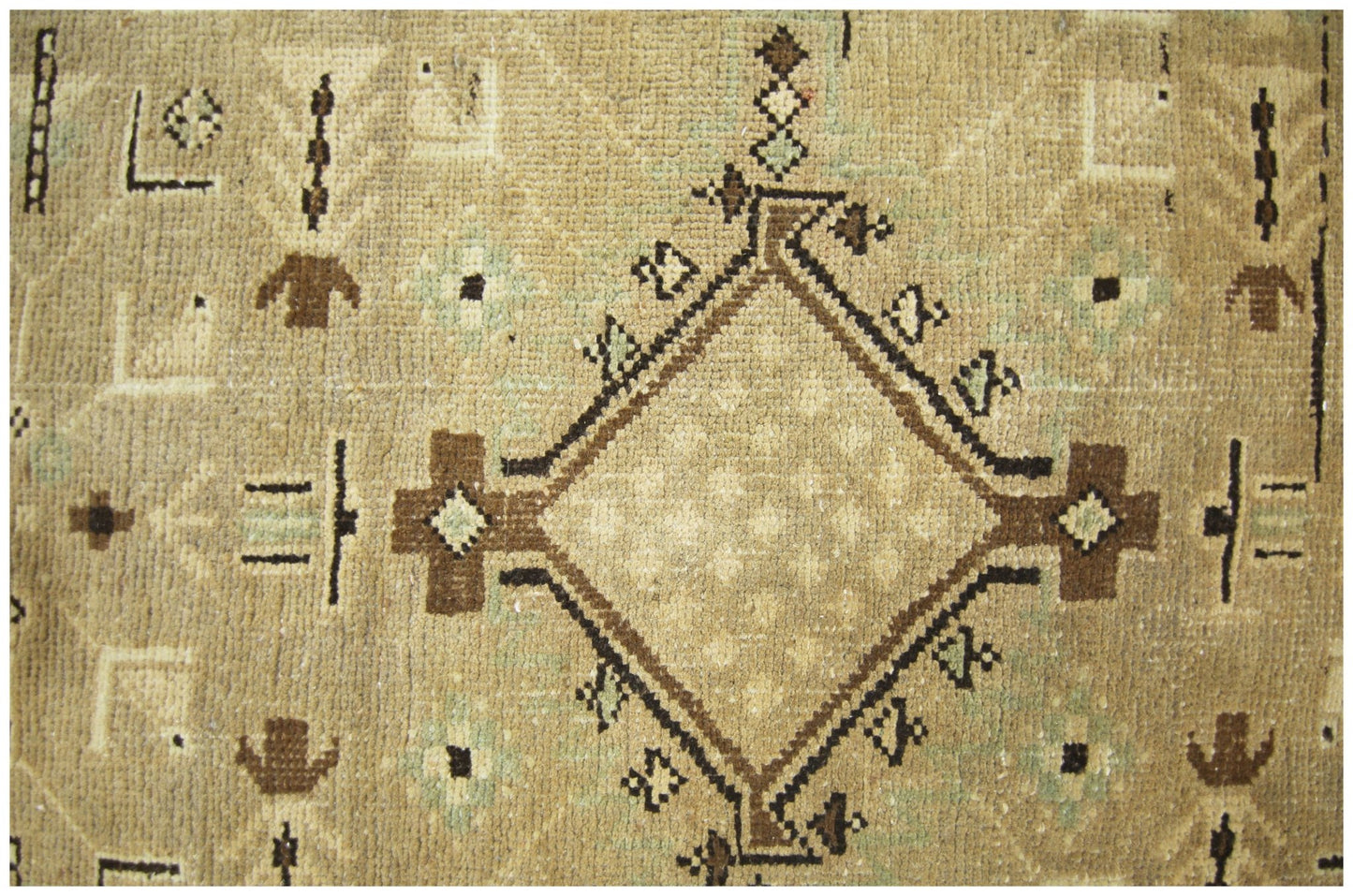 Handmade Vintage Persian Hallway Runner | 469 x 110 cm | 15'4" x 3'7" - Najaf Rugs & Textile
