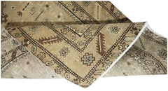 Handmade Vintage Persian Hallway Runner | 469 x 110 cm | 15'4" x 3'7" - Najaf Rugs & Textile