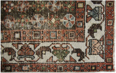 Handmade Vintage Persian Mazlaghan Rug | 182 x 117 cm | 6' x 3'10" - Najaf Rugs & Textile