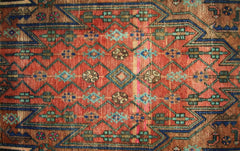Handmade Vintage Persian Mazlaghan Rug | 270 x 119 cm | 8'10" x 3'11" - Najaf Rugs & Textile
