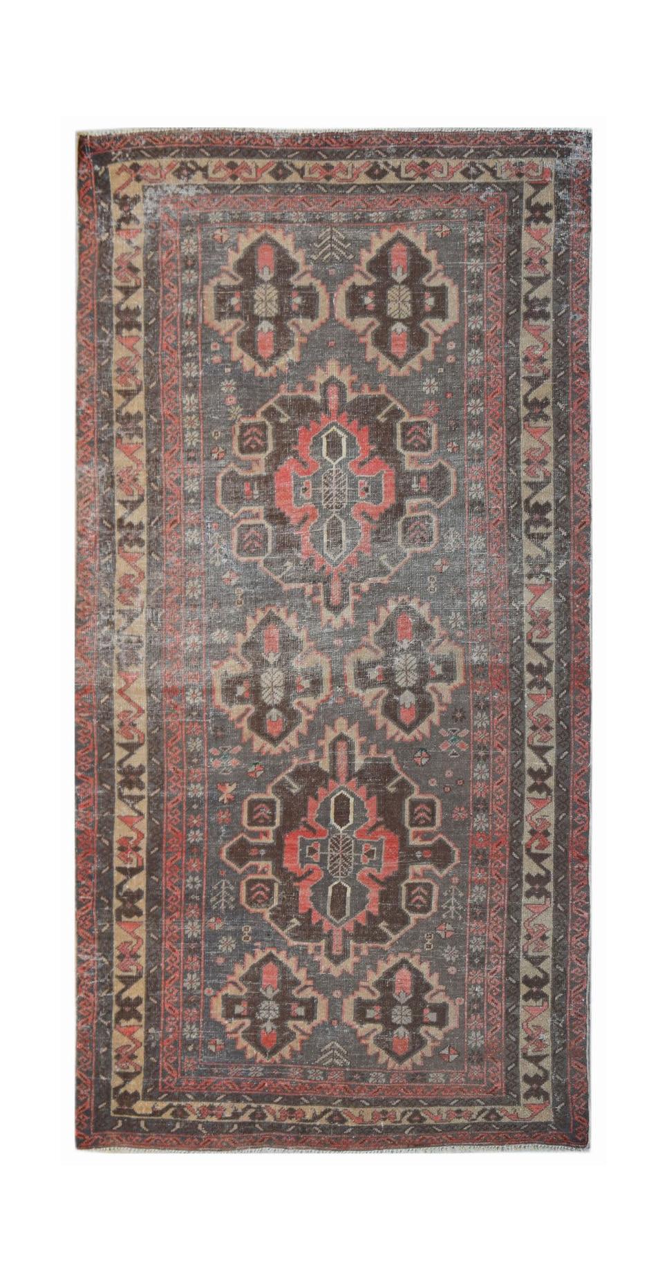 Vintage Persian Meshkin Rug