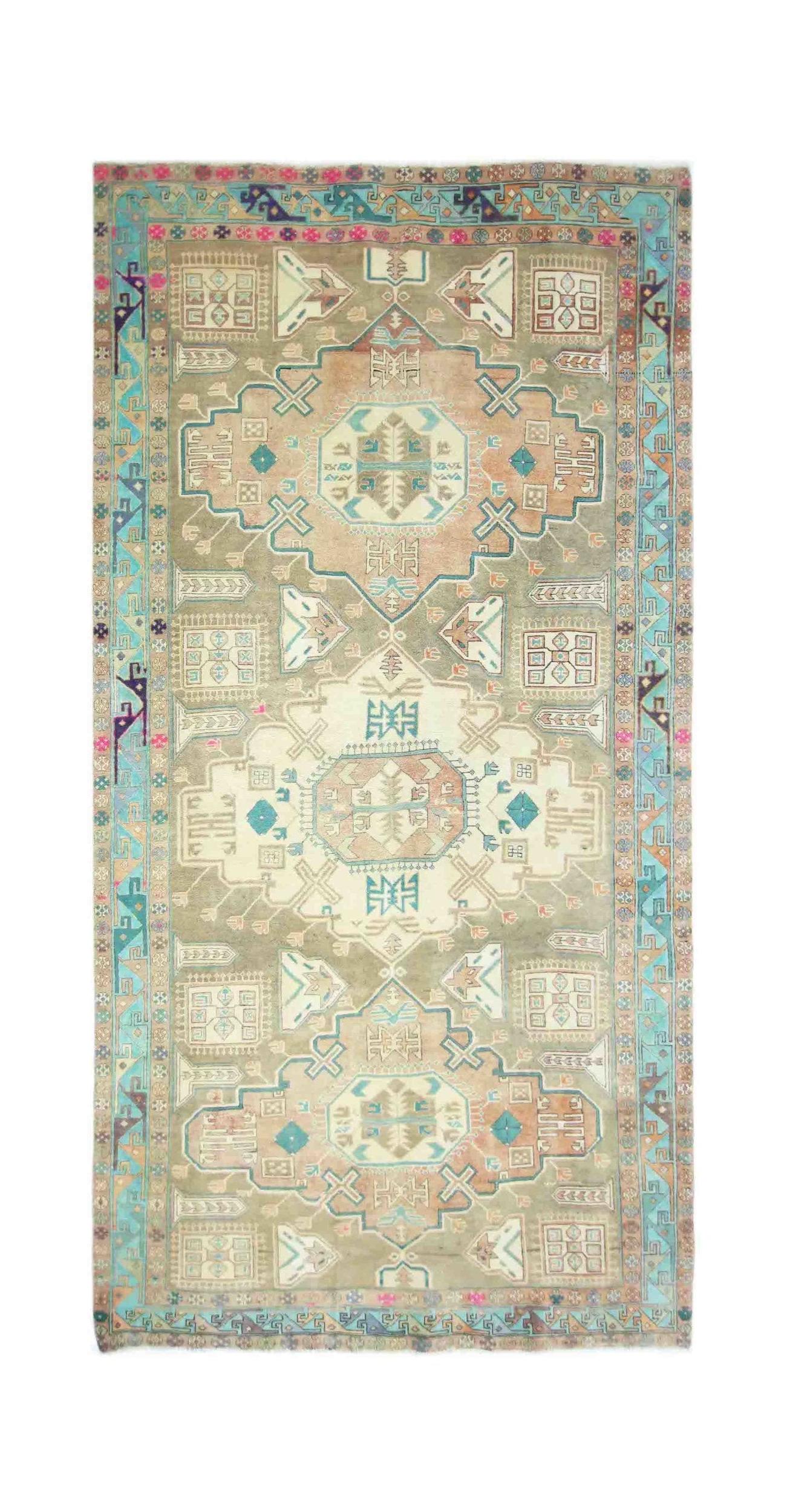 Vintage Persian Meshkin Rug