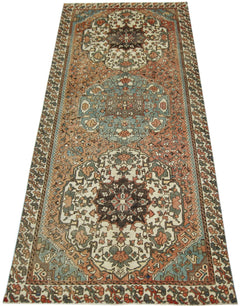 Handmade Vintage Persian Rug | 299 x 141 cm | 9'10" x 4'7" - Najaf Rugs & Textile
