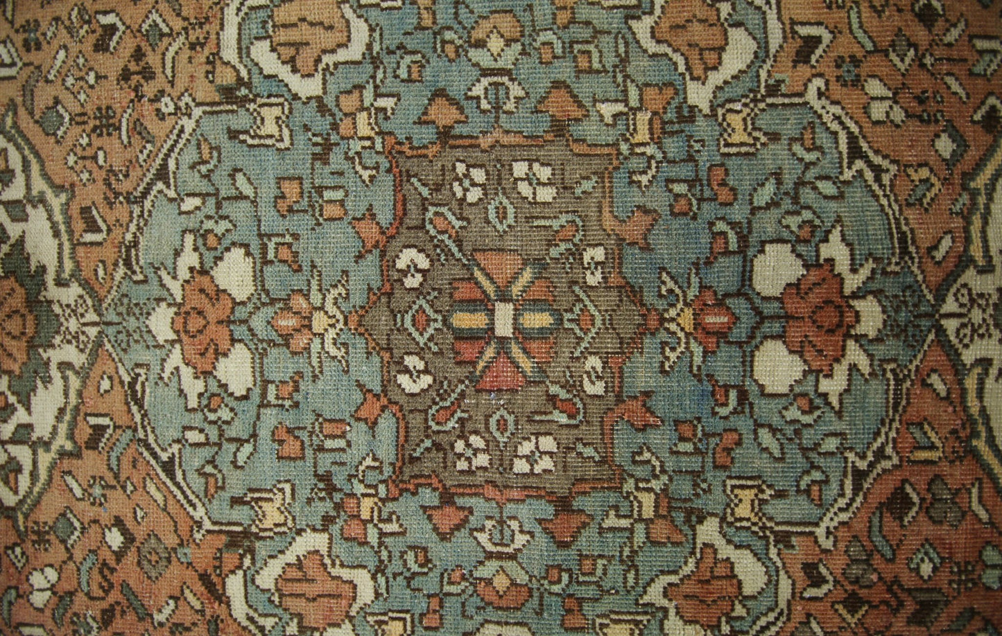 Handmade Vintage Persian Rug | 299 x 141 cm | 9'10" x 4'7" - Najaf Rugs & Textile