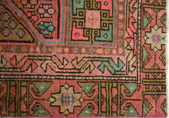 Handmade Vintage Persian Hallway Runner | 301 x 118 cm | 9'10" x 3'10" - Najaf Rugs & Textile