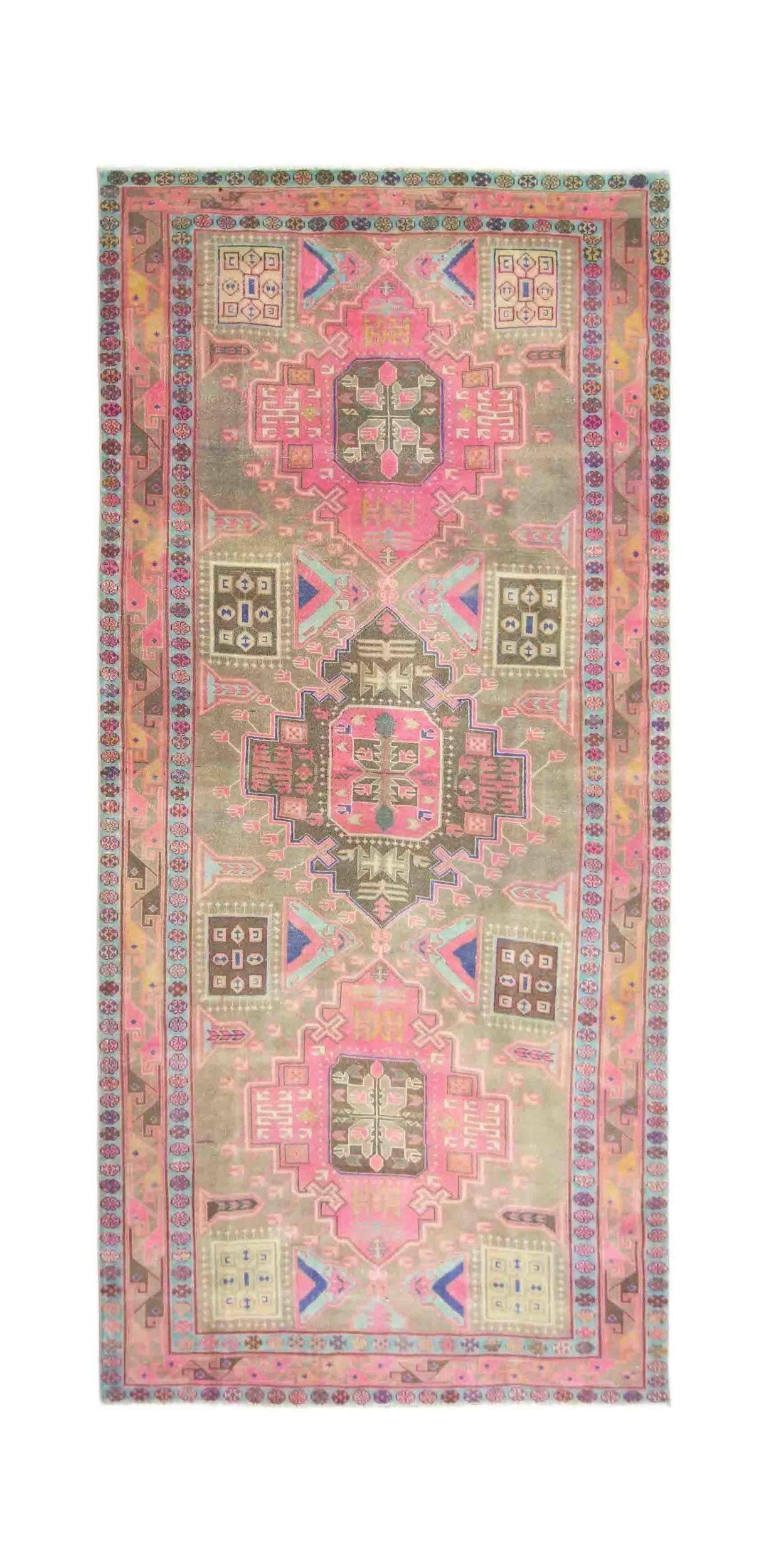 Vintage Persian Meshkin Rug
