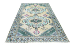 Handmade Vintage Persian Rug | 326 x 168 cm | 10'9" x 5'6" - Najaf Rugs & Textile