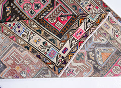 Handmade Vintage Persian Hallway Runner | 281 x 104 cm | 9'3" x 3'5" - Najaf Rugs & Textile