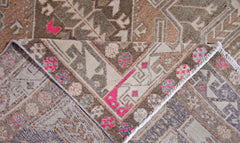 Handmade Vintage Persian Hallway Runner | 297 x 116 cm | 9'9" x 3'10" - Najaf Rugs & Textile