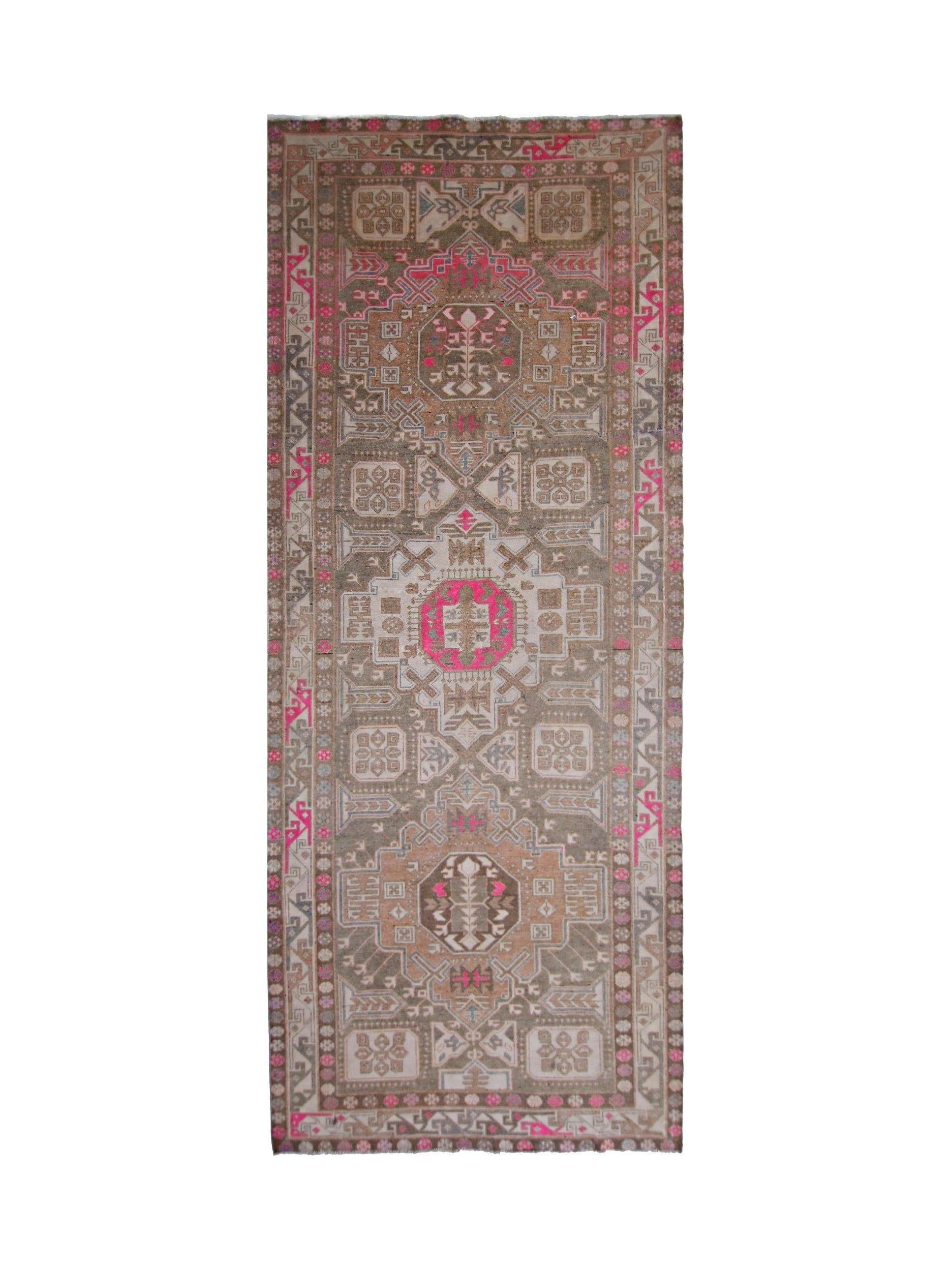 Vintage Persian Meshkin Runner