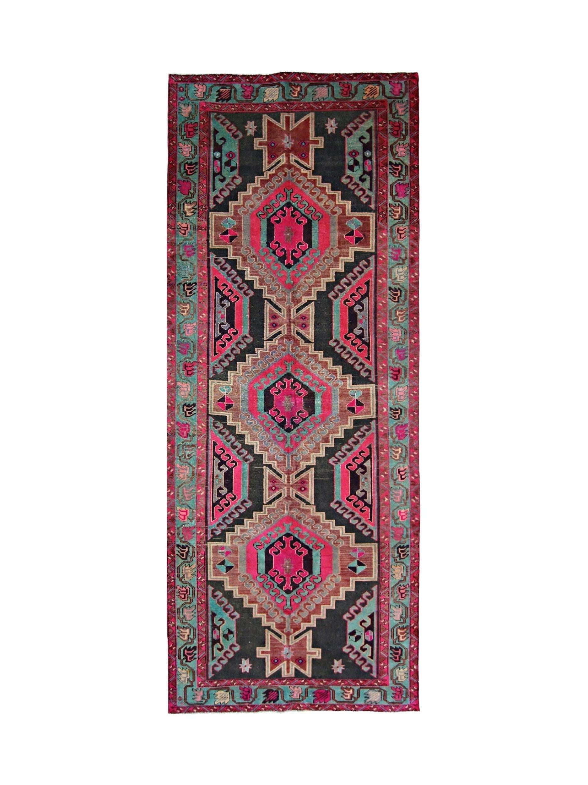 Vintage Persian Meshkin Runner