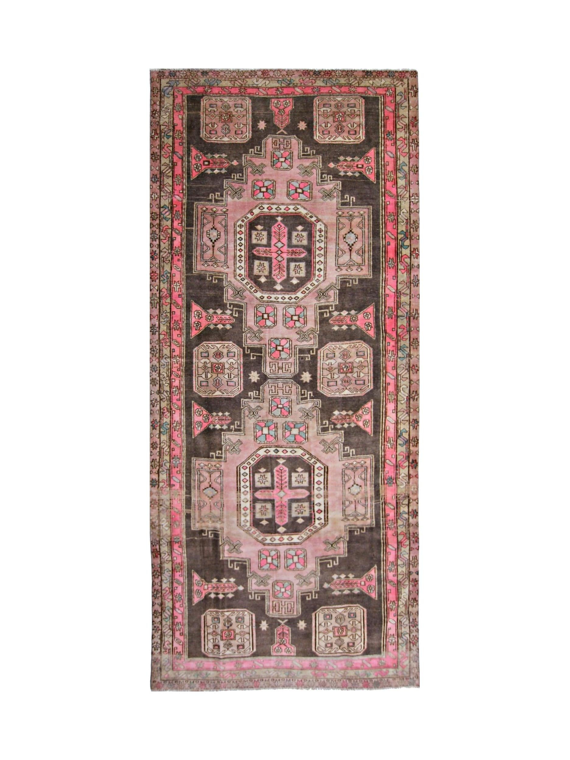 Handmade Vintage Persian Rug | 327 x 139 cm | 10'9" x 4'7" - Najaf Rugs & Textile