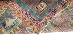 Handmade Vintage Persian Hallway Runner | 328 x 119 cm | 10'9" x 3'11" - Najaf Rugs & Textile