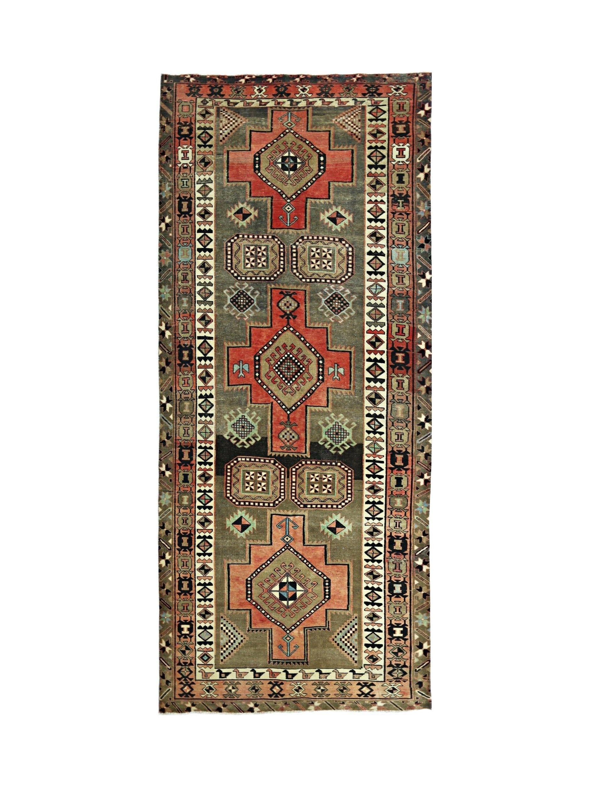 Vintage Persian Meshkin Runner