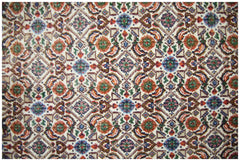 Handmade Vintage Persian Moud Rug | 196 x 189 cm | 6'5" x 6'3" - Najaf Rugs & Textile