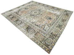 Handmade Vintage Persian Moud Rug | 322 x 241 cm | 10'7" x 7'11" - Najaf Rugs & Textile