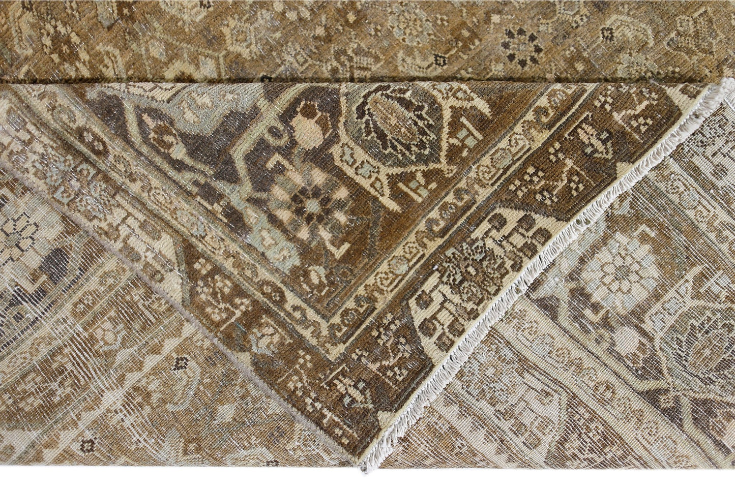 Handmade Vintage Persian Tabriz Rug | 333 x 250 cm | 10'11" x 8'2" - Najaf Rugs & Textile