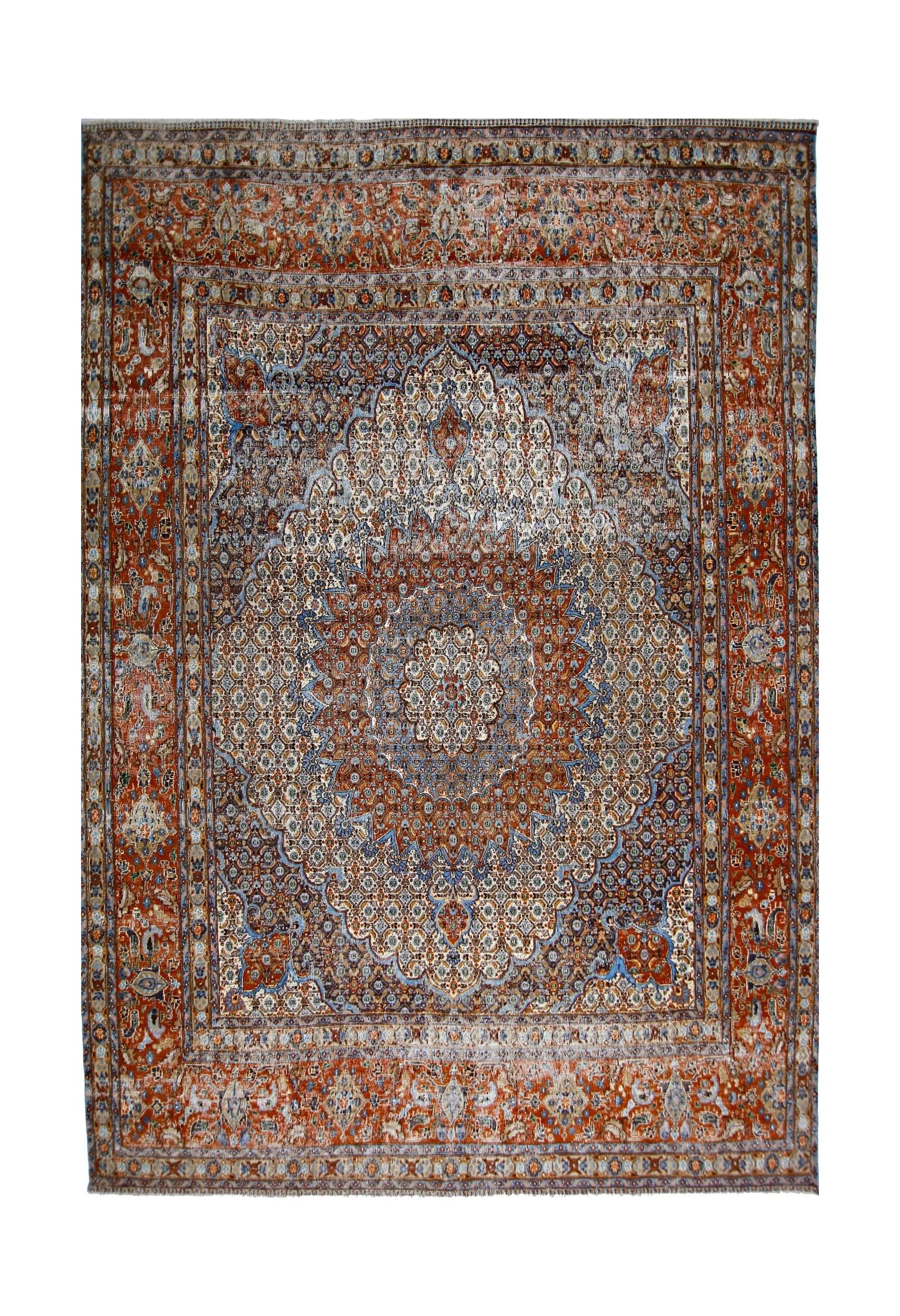 Vintage Persian Moud Rug