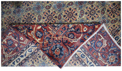 Handmade Vintage Persian Moud Rug | 349 x 232 cm | 11'5" x 7'7" - Najaf Rugs & Textile