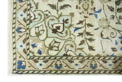 Handmade Vintage Persian Nain Rug | 137 x 85 cm | 4'6" x 2'10" - Najaf Rugs & Textile