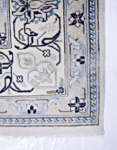 Handmade Vintage Persian Nain Rug | 299 x 198 cm | 9'10" x 6'6" - Najaf Rugs & Textile