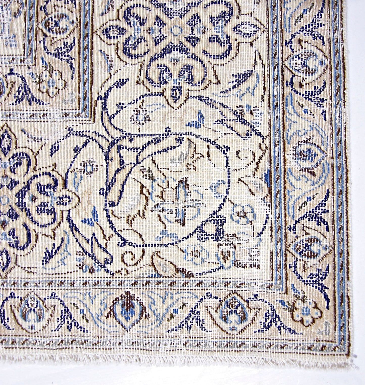 Handmade Vintage Persian Kerman Rug | 334 x 242 cm | 11' x 7'11" - Najaf Rugs & Textile
