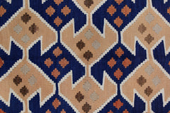 Handmade Vintage Persian Ghasghai Kilim | 152 x 106 cm | 5' x 3'6" - Najaf Rugs & Textile