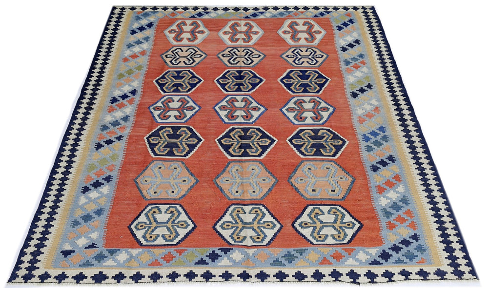 Vintage Persian Qashqai Kilim