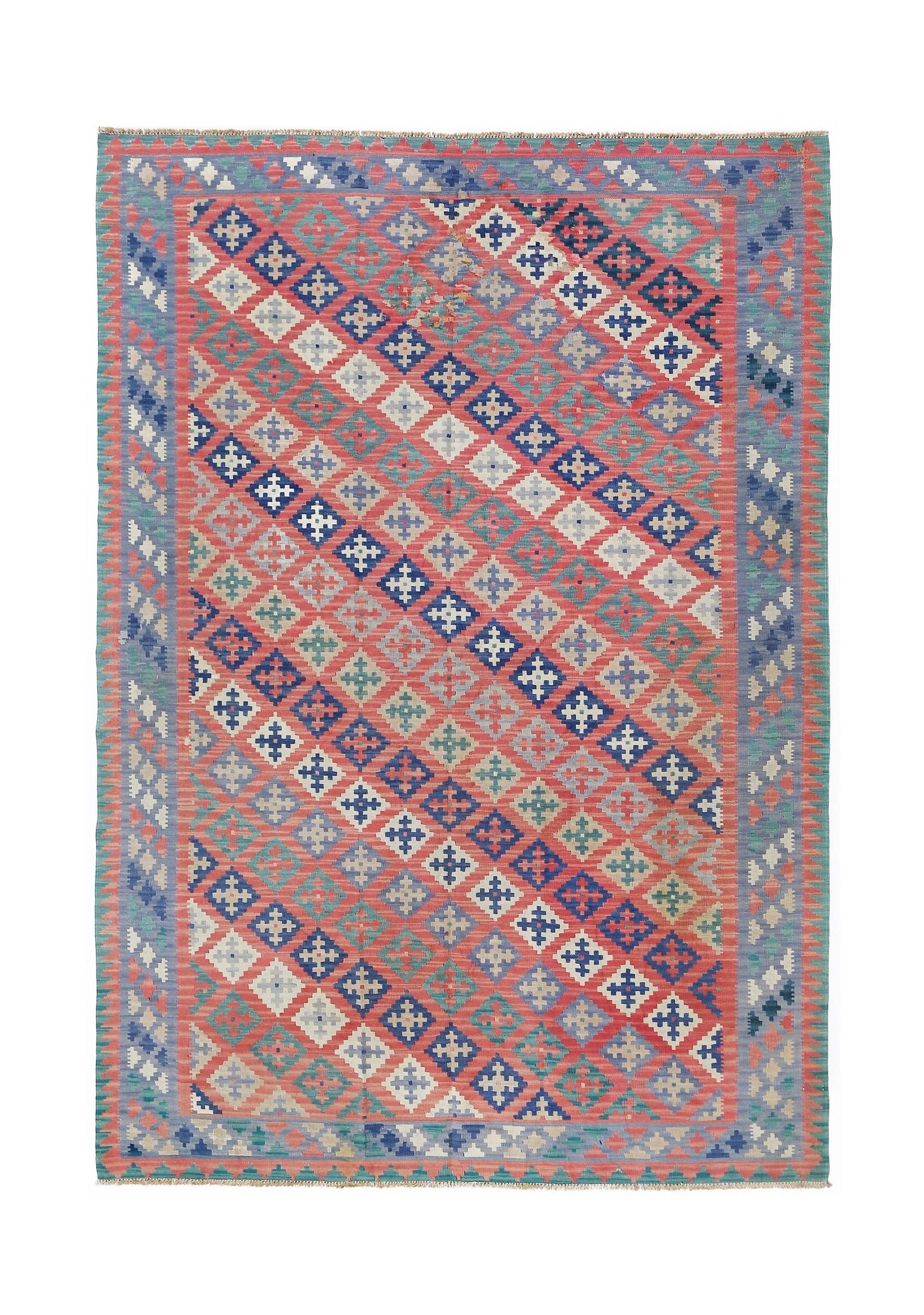 Vintage Persian Qashqai Kilim