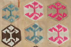 Handmade Vintage Persian Kilim | 261 x 161 cm | 8'7" x 5'3" - Najaf Rugs & Textile
