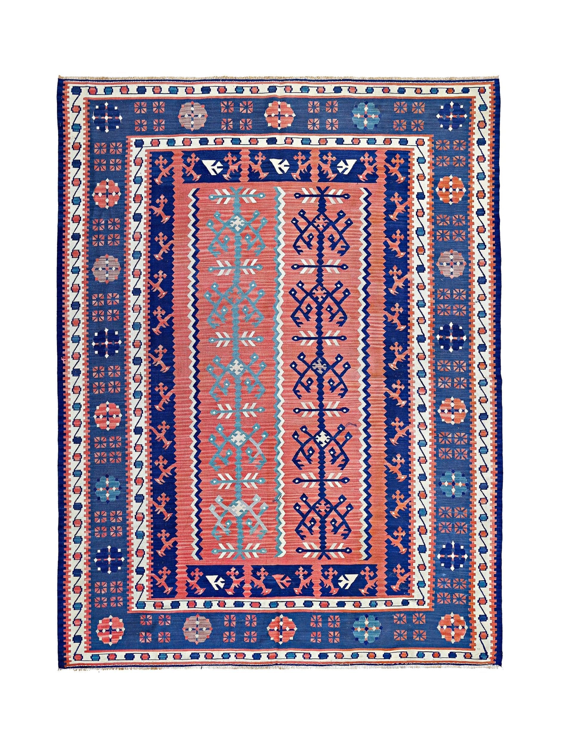 Vintage Persian Qashqai Kilim