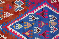 Handmade Vintage Persian Kilim | 264 x 193 cm | 8'8" x 6'4" - Najaf Rugs & Textile
