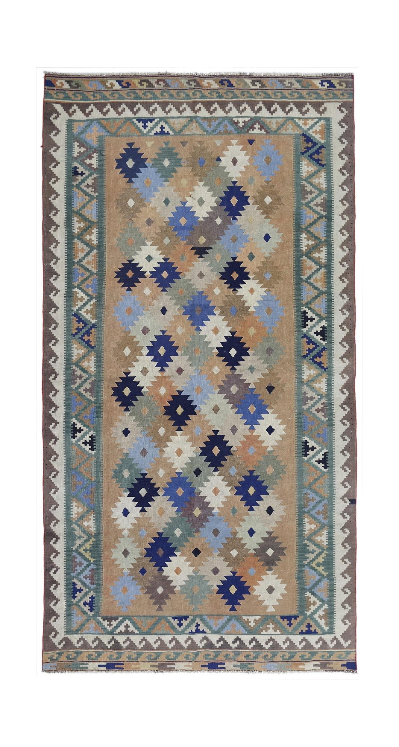 Vintage Persian Qashqai Kilim