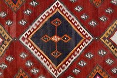 Handmade Vintage Persian Ghasghai Kilim | 291 x 169 cm | 9'7" x 5'7" - Najaf Rugs & Textile