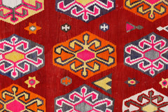 Handmade Vintage Persian Ghasghai Kilim | 294 x 158 cm | 9'4" x 5'2" - Najaf Rugs & Textile